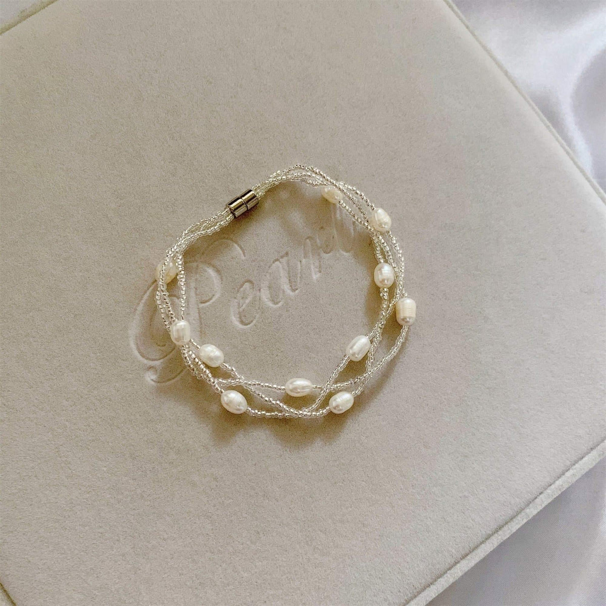 Freshwater Pearl Bead Bracelet - Akuna Pearls