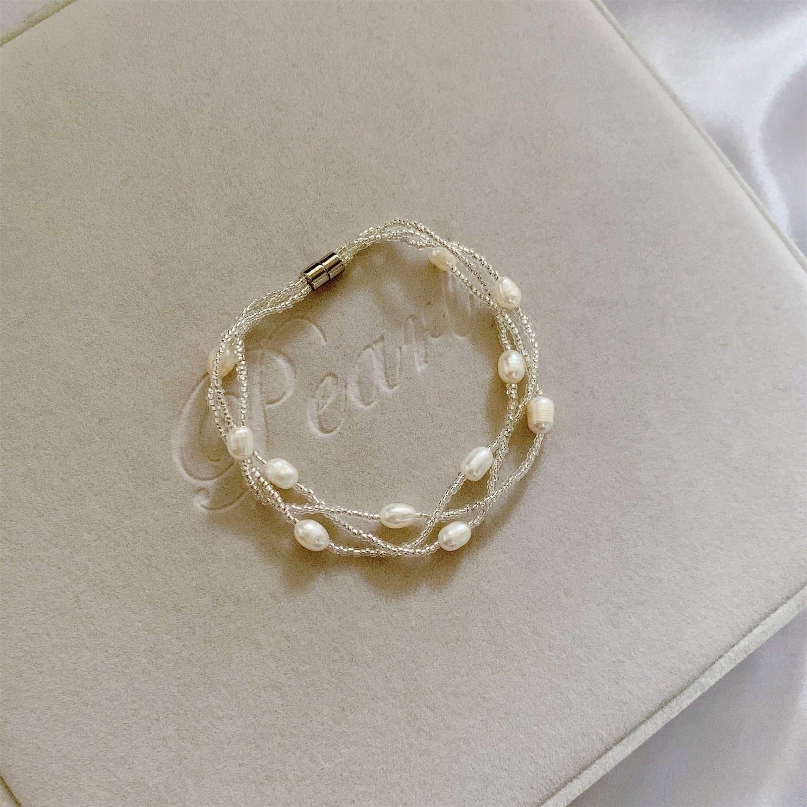 Freshwater Pearl Bead Bracelet - Akuna Pearls