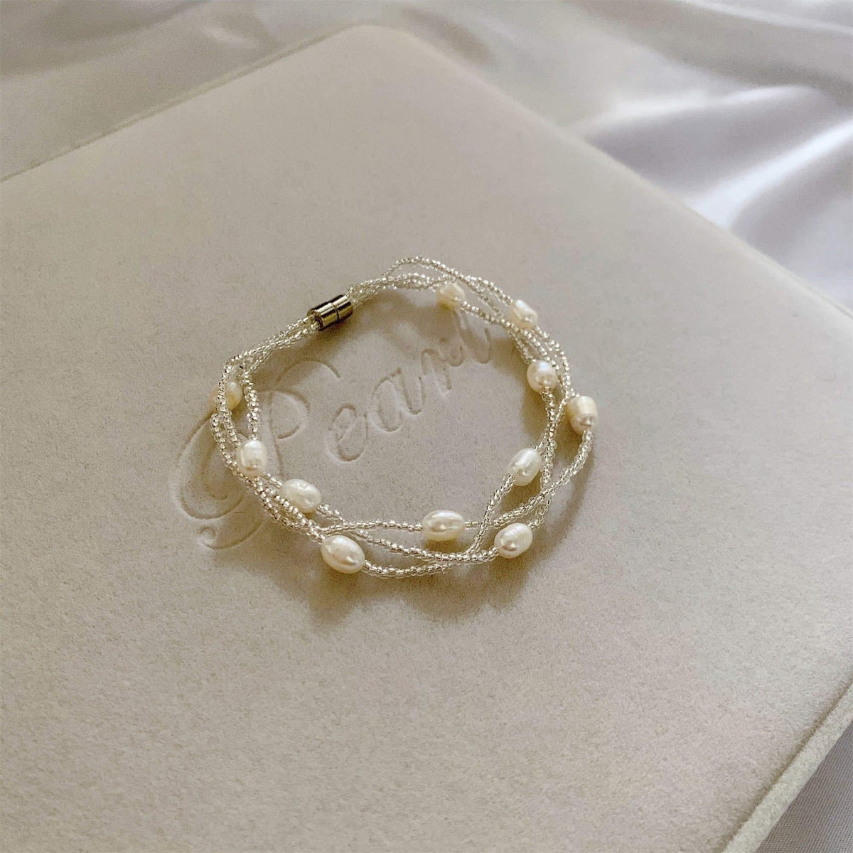 Freshwater Pearl Bead Bracelet - Akuna Pearls
