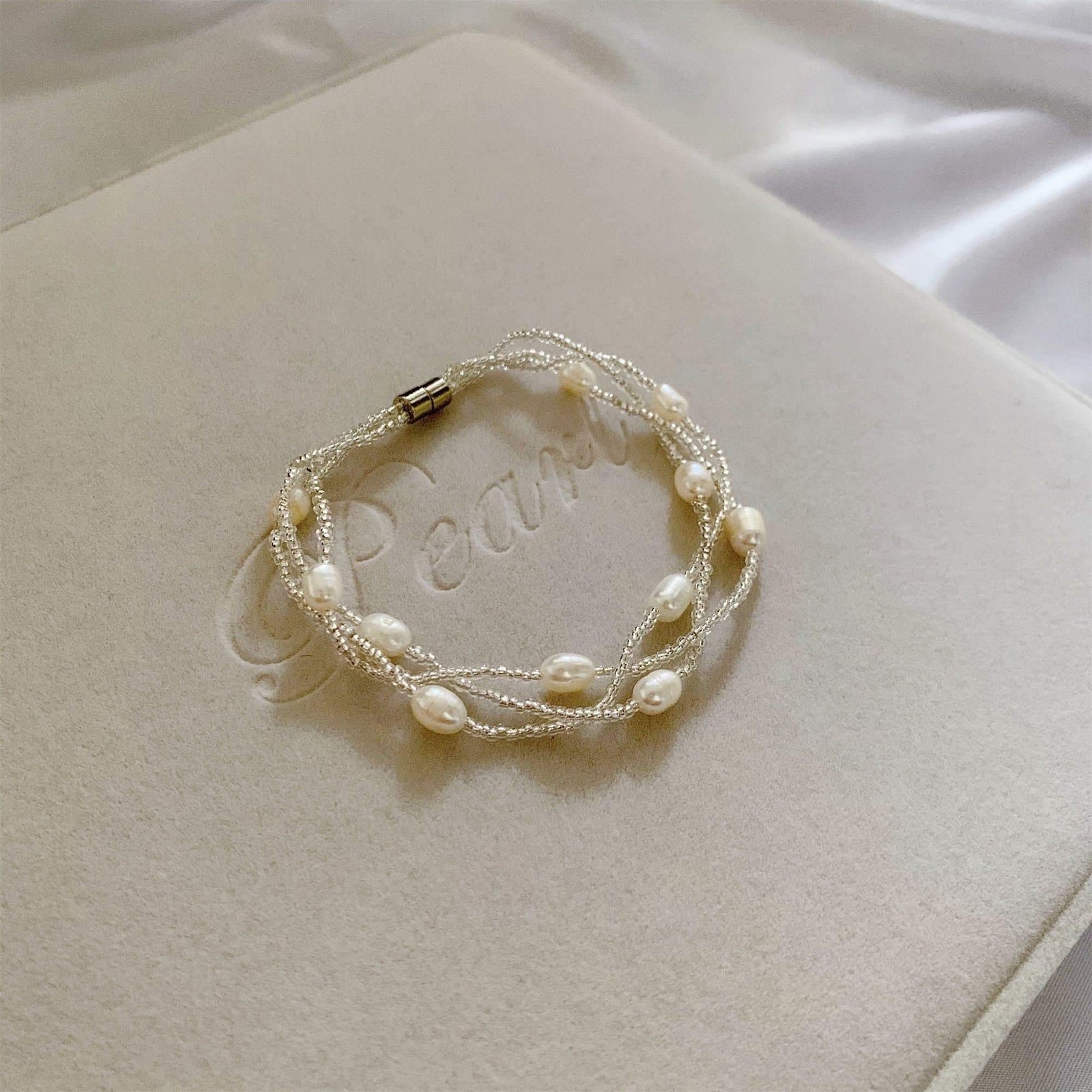 Freshwater Pearl Bead Bracelet - Akuna Pearls