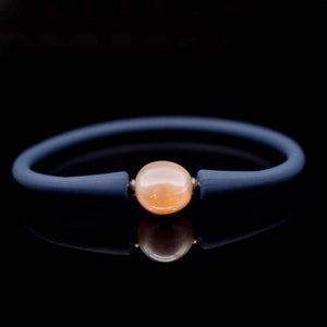 Freshwater Pearl Silicon Bracelet - Willa Oval - Akuna Pearls