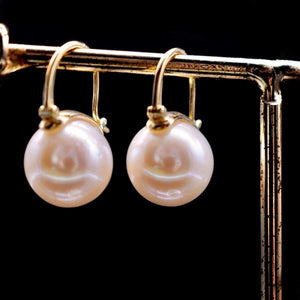 Freshwater Pearl Hoop Earrings - Zoe - Akuna Pearls