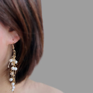 Freshwater Pearl Hook Earrings - Daire - Akuna Pearls