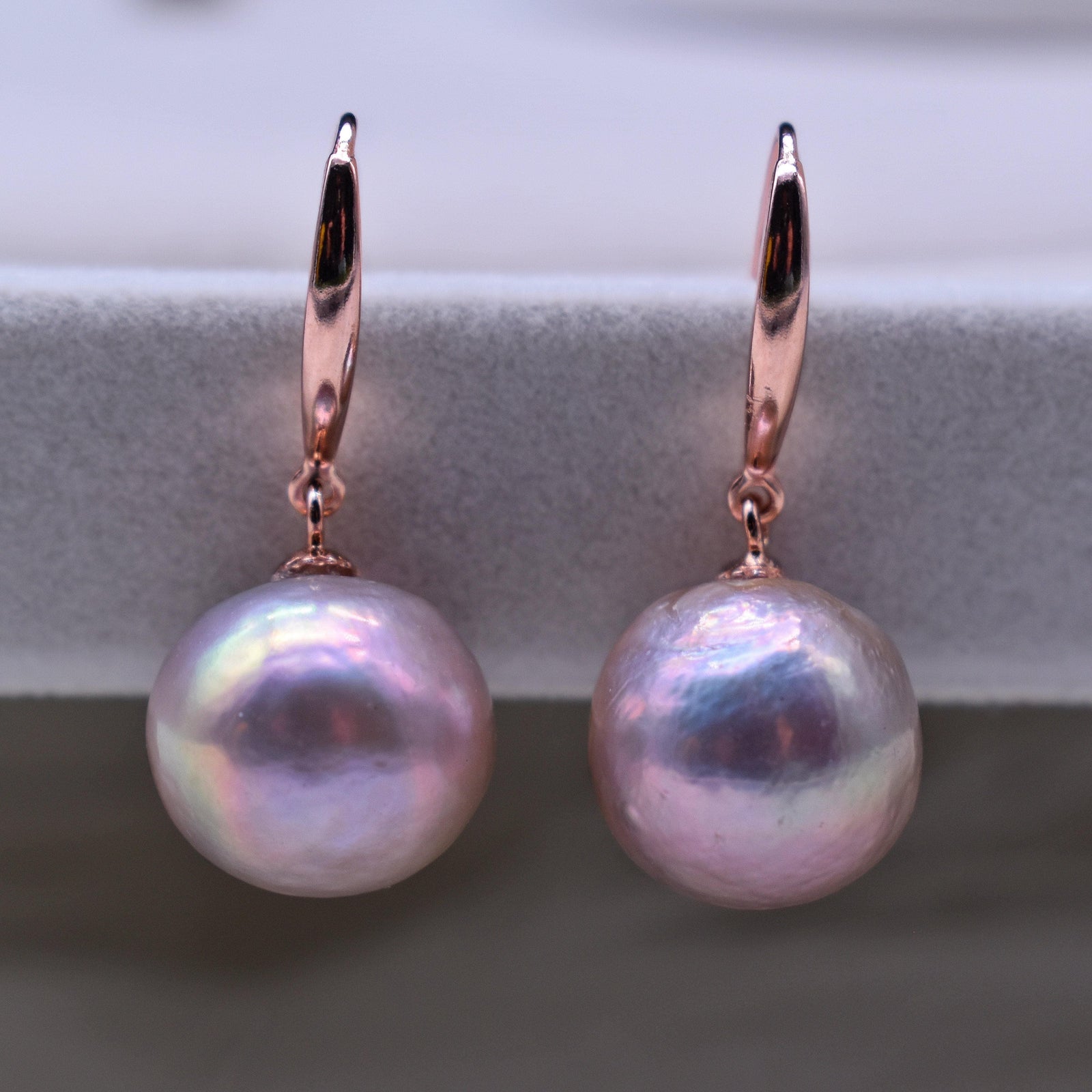 Baroque Pearl Earrings - Esmeralda - Akuna Pearls