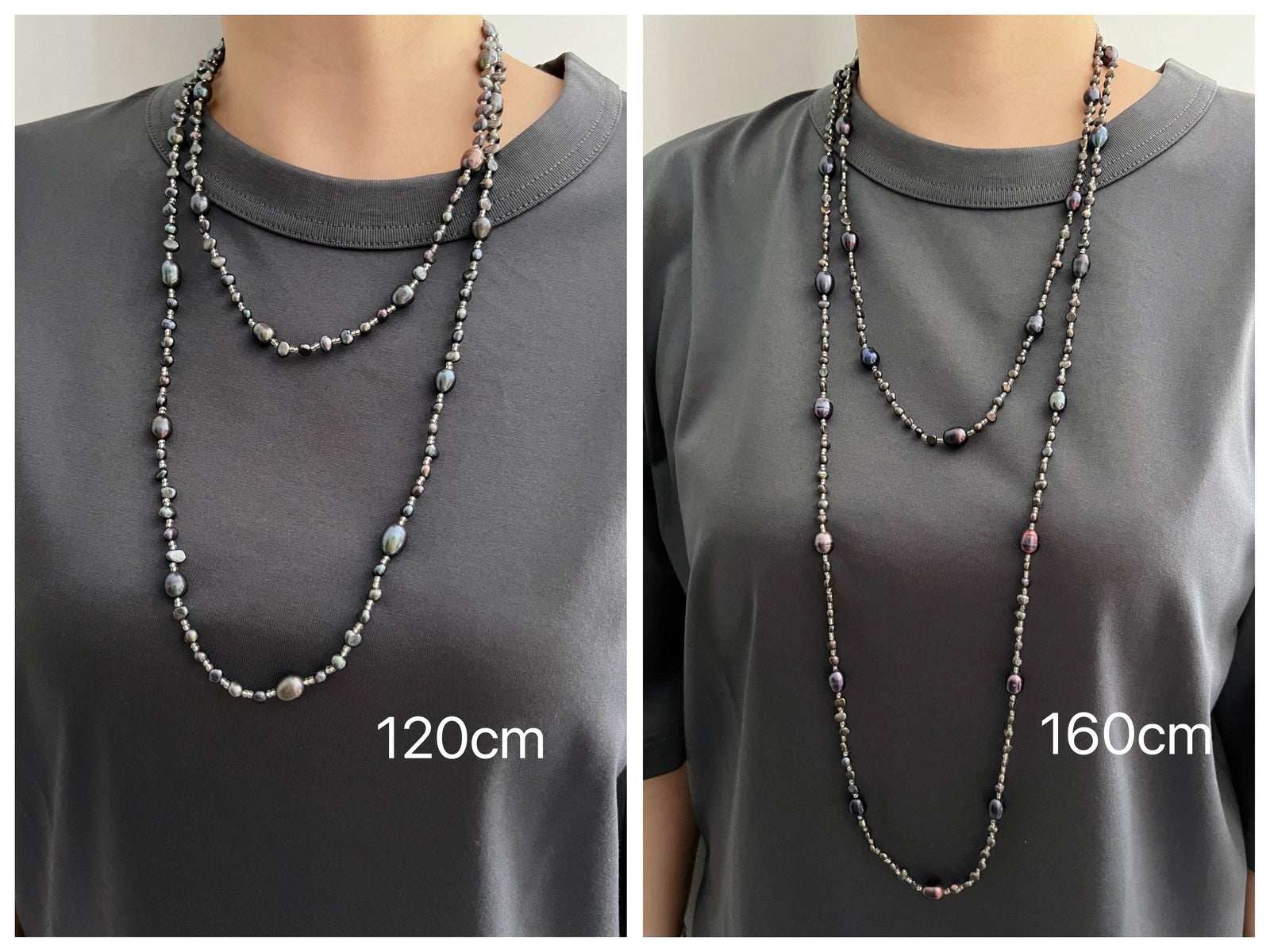 Baroque Pearl Long Necklace - Jora - Akuna Pearls