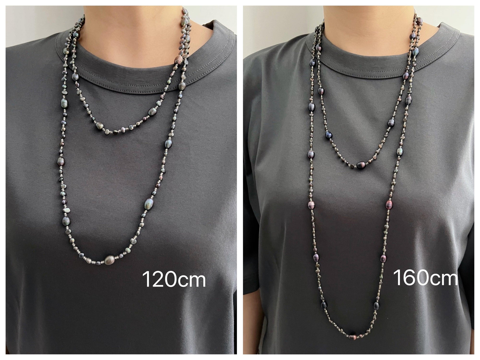 Baroque Pearl Long Necklace Jora Akuna Pearls