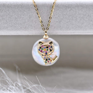 Baroque Pearl Necklace - Kitten - Akuna Pearls