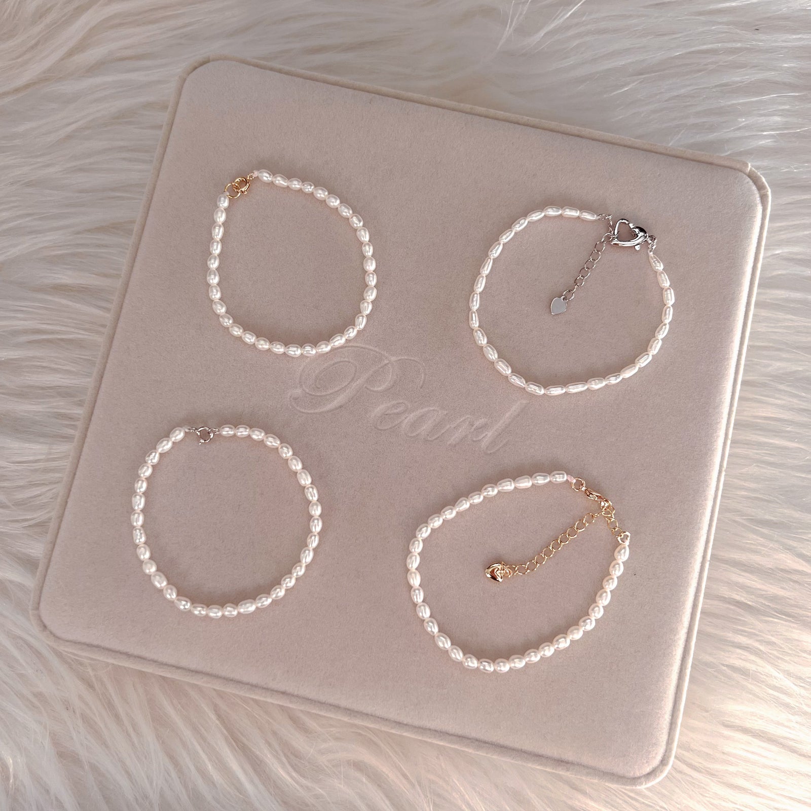 Classic Freshwater Baby Pearl Bracelet - Amelia - Akuna Pearls