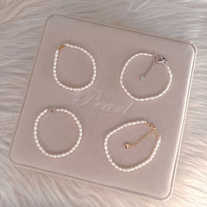 Classic Freshwater Baby Pearl Bracelet - Amelia - Akuna Pearls