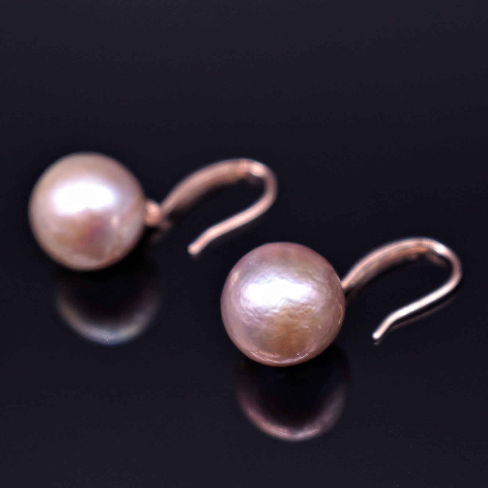 Baroque Pearl Earrings - Esmeralda - Akuna Pearls