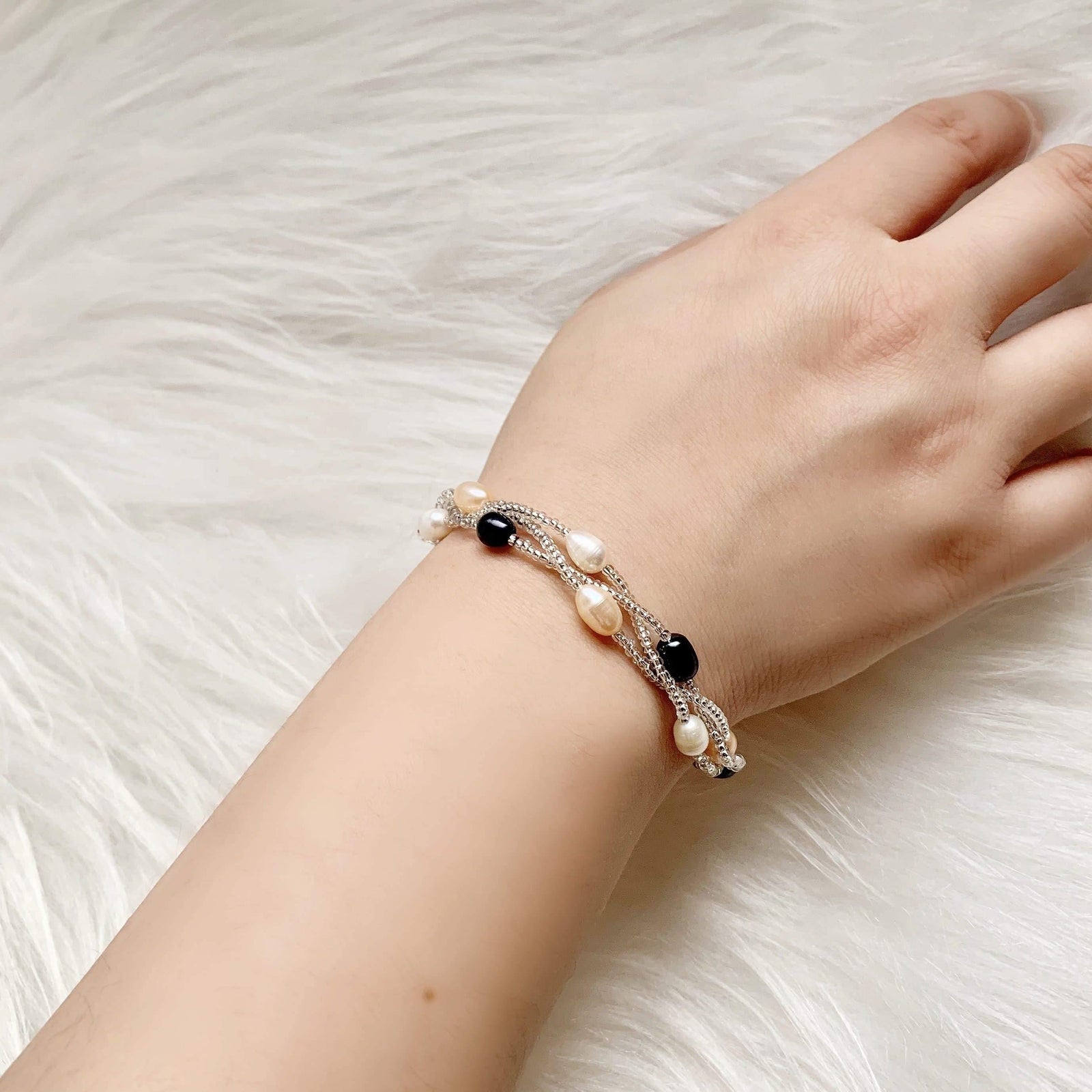 Freshwater Pearl Bead Bracelet - Akuna Pearls