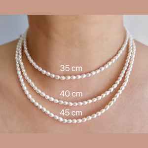 Classic Freshwater Baby Pearl Necklace - Amelia - Akuna Pearls