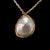 Baroque Pearl Necklace - Gold Edge - Akuna Pearls